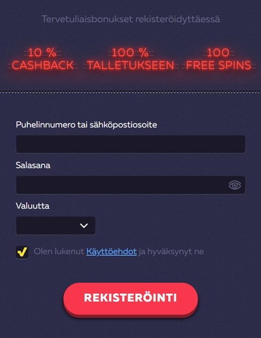 Rekisteröinti
